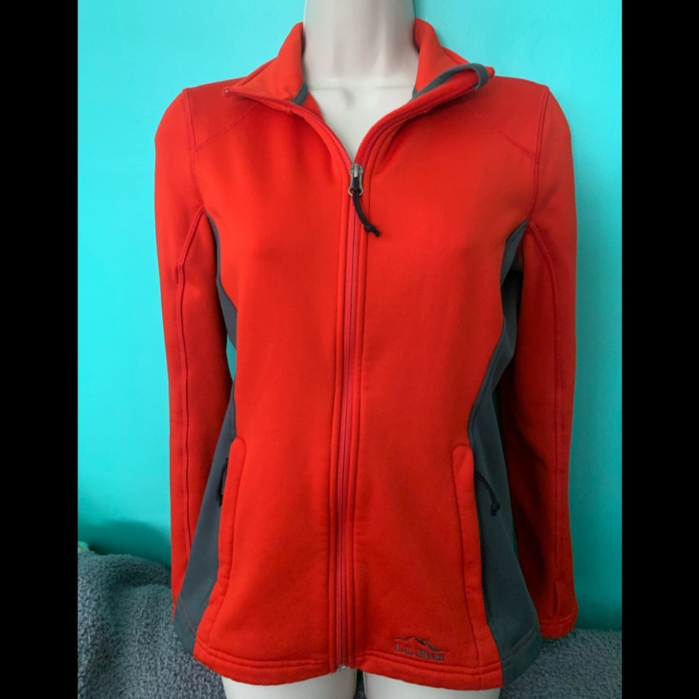 LL BEAN RED JACKET SZ XS